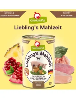GranataPet Liebling´s Mahlzeit Adult Geflügel & Schinken 0,4g