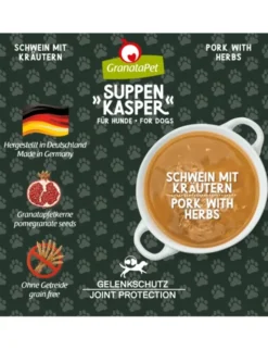 GranataPet Suppenkasper für Hunde Schwein 0,1g