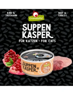 GranataPet Suppenkasper für Katzen Rind, Truthahn 0,1g