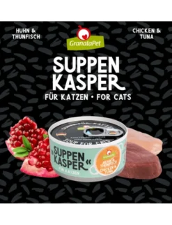GranataPet Suppenkasper für Katzen Huhn, Fisch 0,1g
