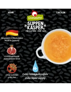 GranataPet Suppenkasper für Katzen Huhn 0,1g