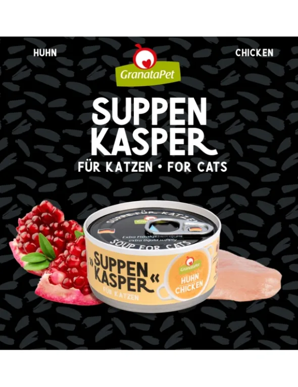 GranataPet Suppenkasper für Katzen Huhn 0,1g