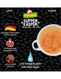 GranataPet Suppenkasper für Katzen Lachs 0,1g