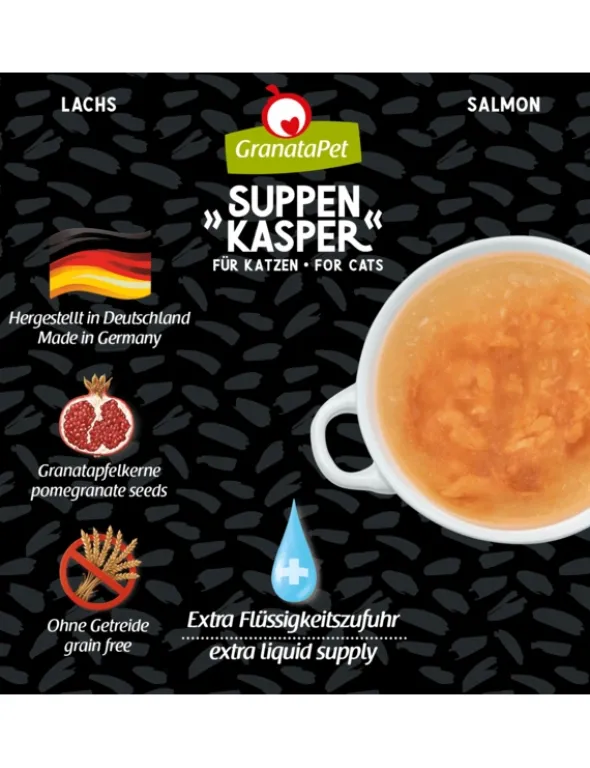 GranataPet Suppenkasper für Katzen Lachs 0,1g