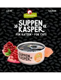 GranataPet Suppenkasper für Katzen Lachs 0,1g