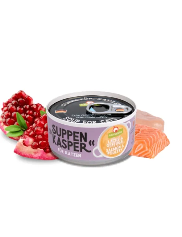 GranataPet Suppenkasper für Katzen Lachs, Geflügel 0,1g