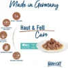 HAPPY CAT Care Meat in Sauce Haut & Fell 85g