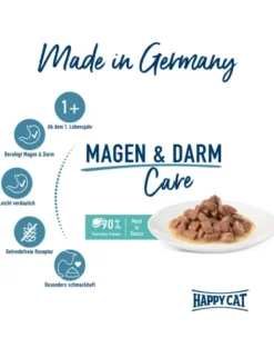 HAPPY CAT Care Meat in Sauce Magen & Darm 85g