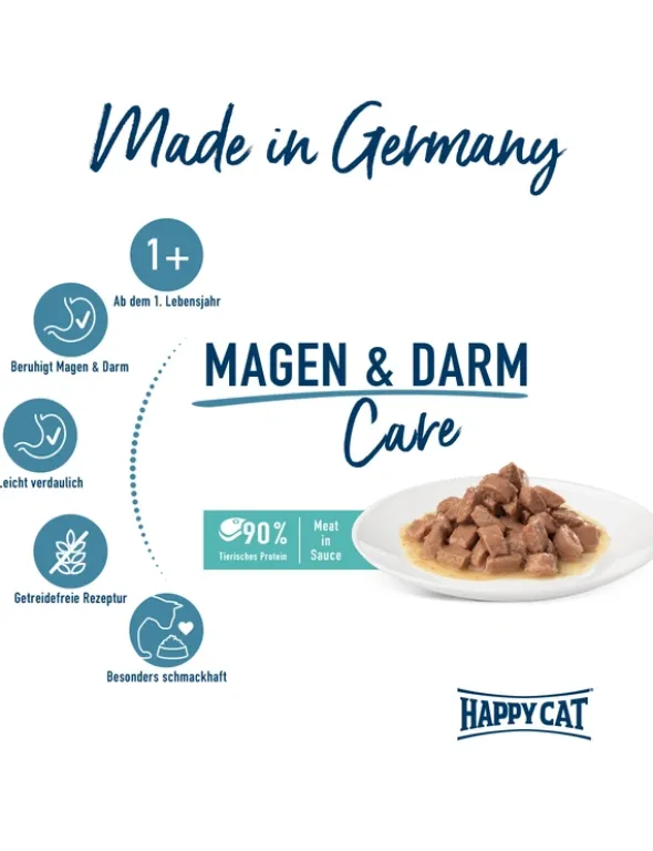 HAPPY CAT Care Meat in Sauce Magen & Darm 85g