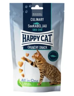 HAPPY CAT Culinary Crunchy Snack mit Kabeljau 70g