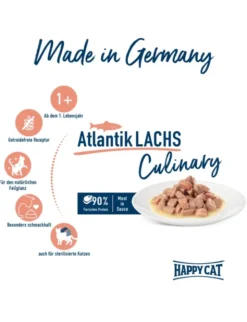 HAPPY CAT Culinary Meat in Sauce Atlantik-Lachs 85g