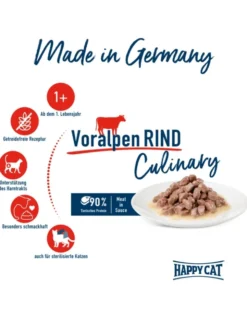 HAPPY CAT Culinary Meat in Sauce Voralpen-Rind 85g