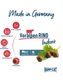 HAPPY CAT Indoor Adult Voralpen-Rind 1,3kg