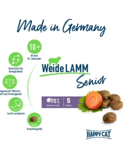 HAPPY CAT Senior Weide-Lamm 300g