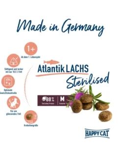 HAPPY CAT Sterilised Adult Atlantik-Lachs 10kg
