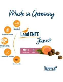 HAPPY CAT YOUNG Junior Land-Ente 300g