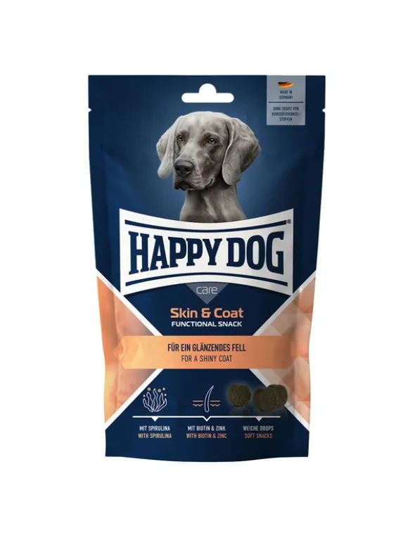 HAPPY DOG Care Snack Skin & Coat Ente 100g