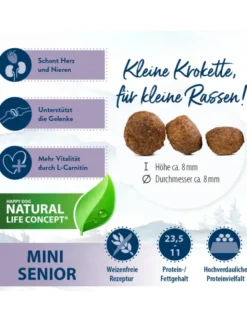 HAPPY DOG fit & vital Mini Senior 300g