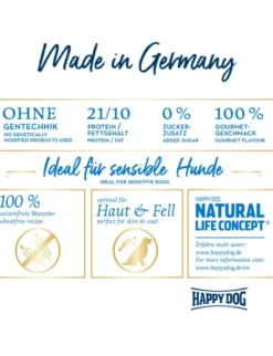 HAPPY DOG Sensible Greece Lamm, Shrimps & Calamari 4kg