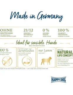 HAPPY DOG Sensible Mini Neuseeland Lamm 10kg