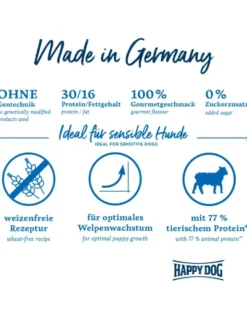 HAPPY DOG Sensible Mini Puppy Lamm & Reis 800g