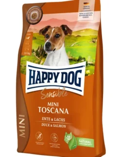 HAPPY DOG Sensible Mini Toscana Ente & Lachs 300g