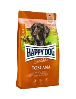 HAPPY DOG Sensible Toscana Ente, Lachs 4kg