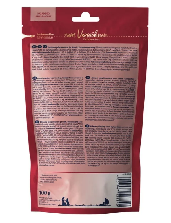 HAPPY DOG SoftSnack Africa Strauß 100g