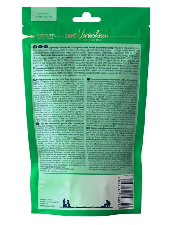 HAPPY DOG SoftSnack India Reis, Erbsen & Kurkuma 100g