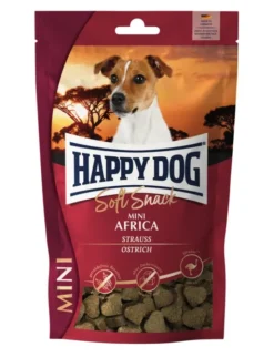 HAPPY DOG SoftSnack Mini Africa Strauß 100g