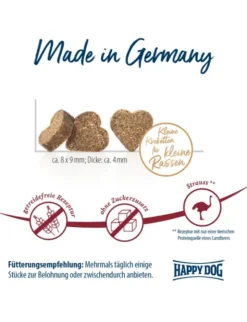 HAPPY DOG SoftSnack Mini Africa Strauß 100g