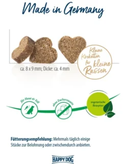 HAPPY DOG SoftSnack Mini India Reis, Erbsen & Kurkuma 100g