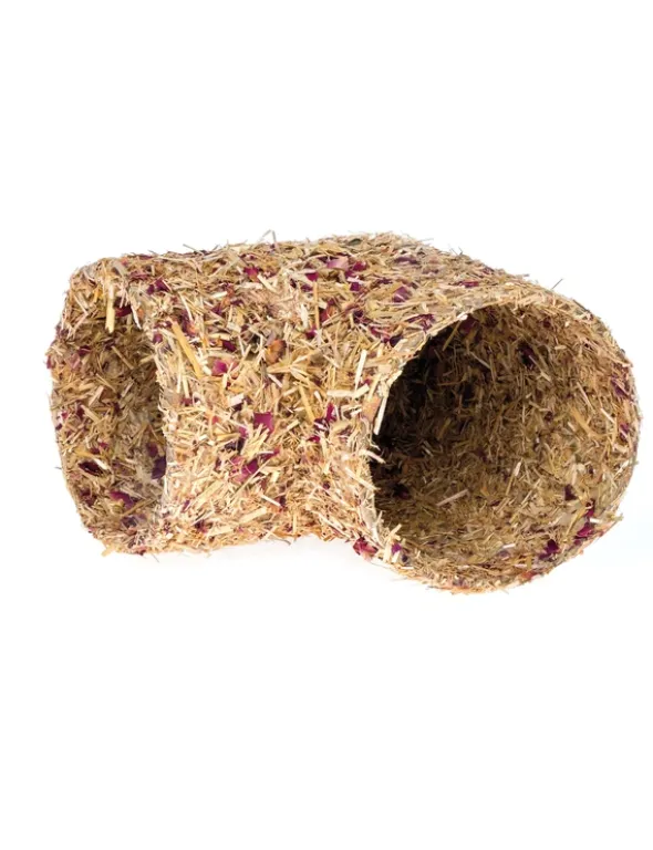 HUGRO Nagertraum Eckrolle mit Stroh & Rosenblüten 109g