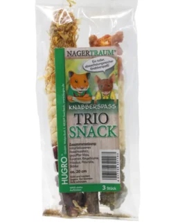 HUGRO Trio-Snack Haselholz und Knabberspaß 52g