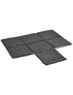 HUNTER Decke & Kissen 2in1 anthrazit 120 x 80 cm