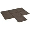 HUNTER Decke & Kissen 2in1 braun 120 x 80 cm