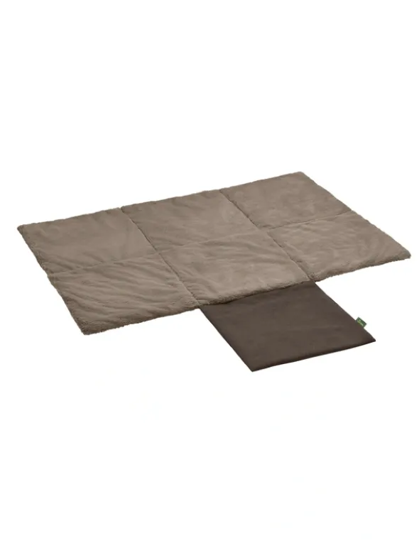 HUNTER Decke & Kissen 2in1 braun 120 x 80 cm