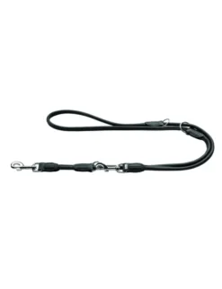 HUNTER Führleine Round & Soft schwarz 2 m/8 mm