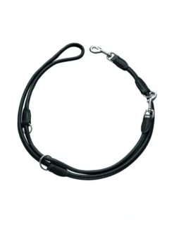 HUNTER Führleine Round & Soft schwarz 2 m/8 mm