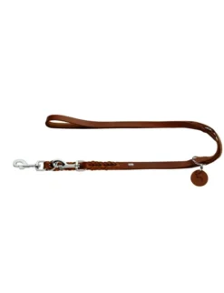 HUNTER Führleine Solid Education cognac 2m/13 mm