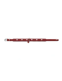 HUNTER Halsband Love rot, schwarz 32 cm