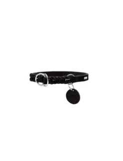 HUNTER Halsung Solid Education dunkelbraun S/M