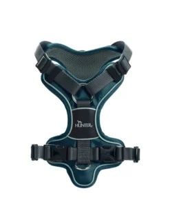 HUNTER Hundegeschirr Divo blau, dunkelgrau XS