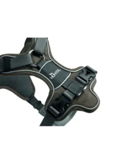HUNTER Hundegeschirr Divo braun, grau XS