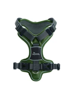 HUNTER Hundegeschirr Divo grau, grün XS