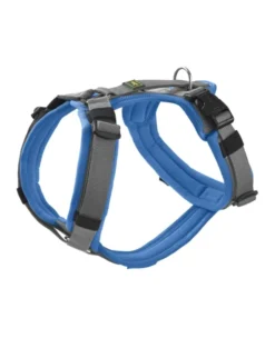 HUNTER Hundegeschirr Maldon Up blau, grau XS