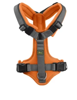 HUNTER Hundegeschirr Maldon Up grau, orange XS