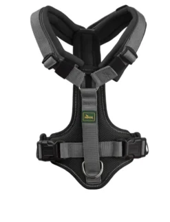 HUNTER Hundegeschirr Maldon Up grau, schwarz XS
