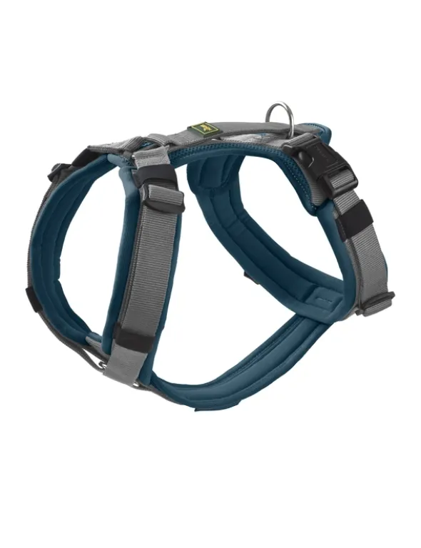 HUNTER Hundegeschirr Maldon Up grau, petrol XS