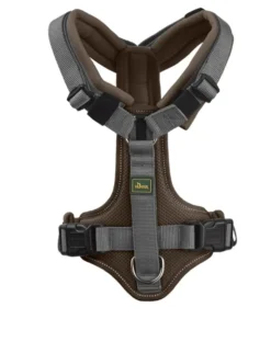 HUNTER Hundegeschirr Maldon Up braun, grau XS/S